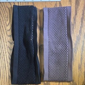 Black and Gray Mesh Headbands